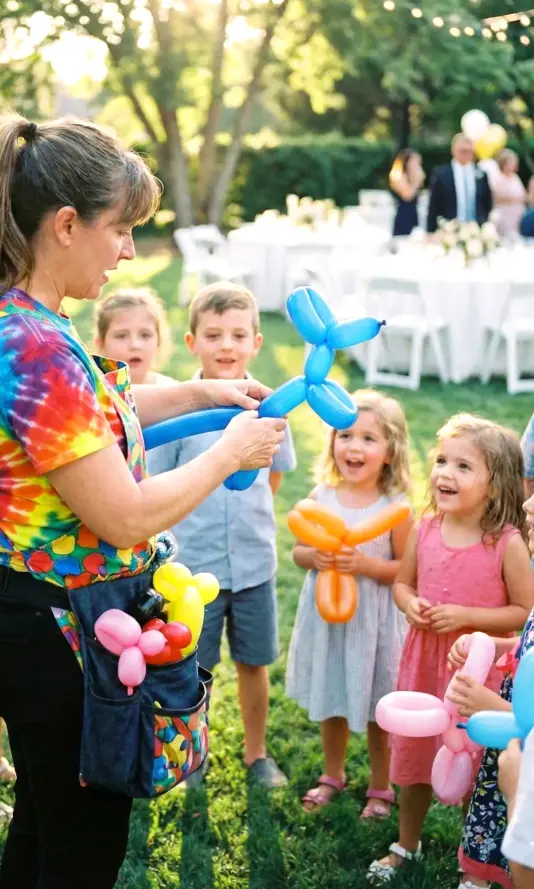 Giochi e socializzazione per i più piccoli, evitando la noia, a cura dello staff di matteo rosati nei matrimoni