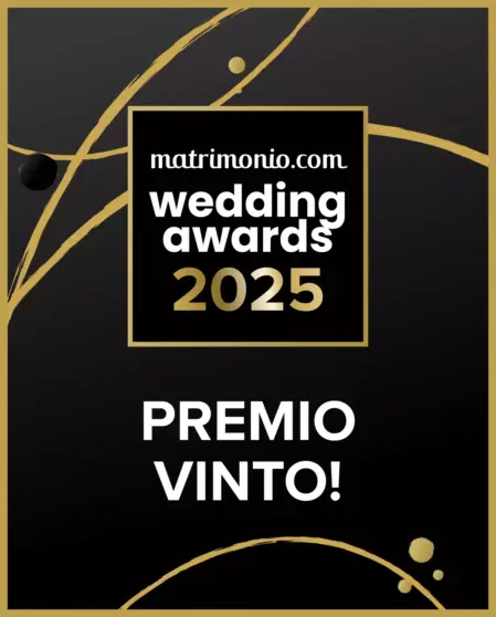 Il badge ufficiale Wedding Awards assegnato a Feel Good Show come riconoscimento per la qualità nei matrimoni<br /><br />