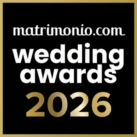 Badge ufficiale Wedding Awards assegnato a Matteo Rosati e il suo Team Feel Good Show per l’eccellenza nei matrimoni<br /><br />